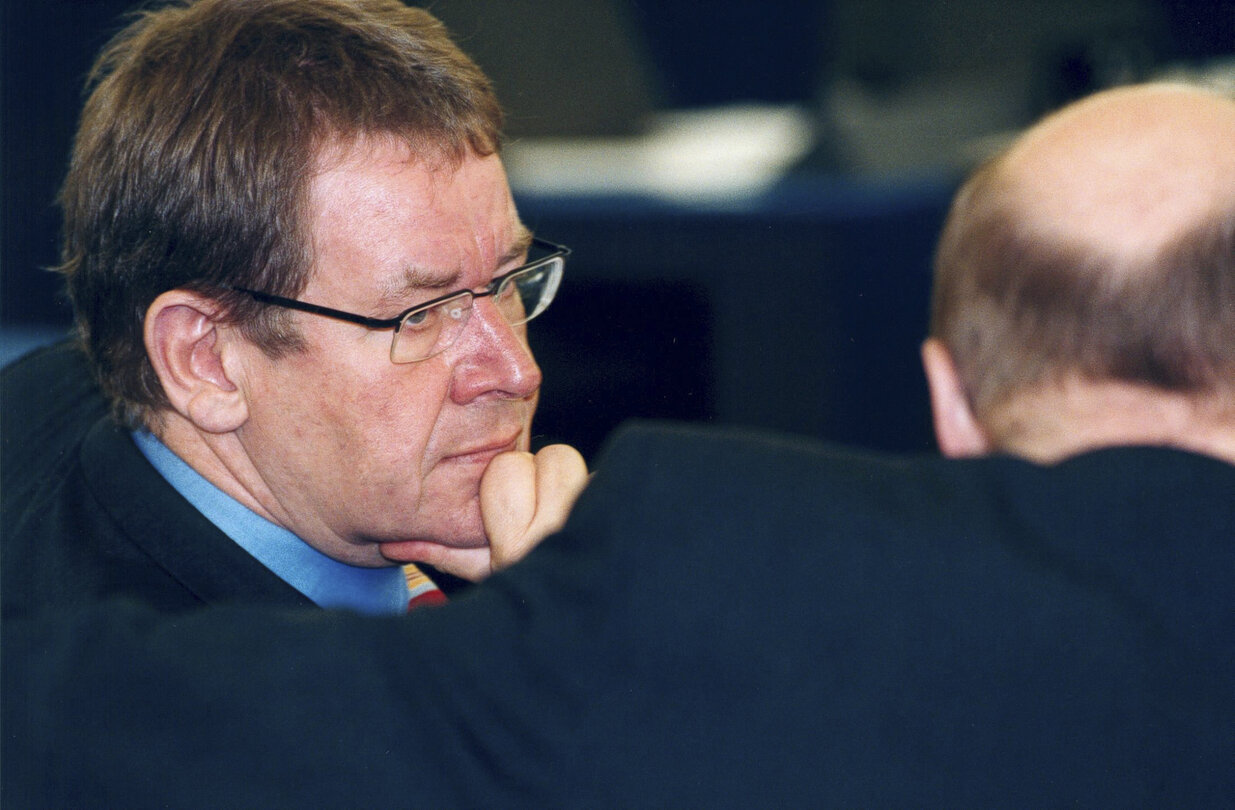 Poul Nyrup RASMUSSEN in Plenary Session in Strasbourg