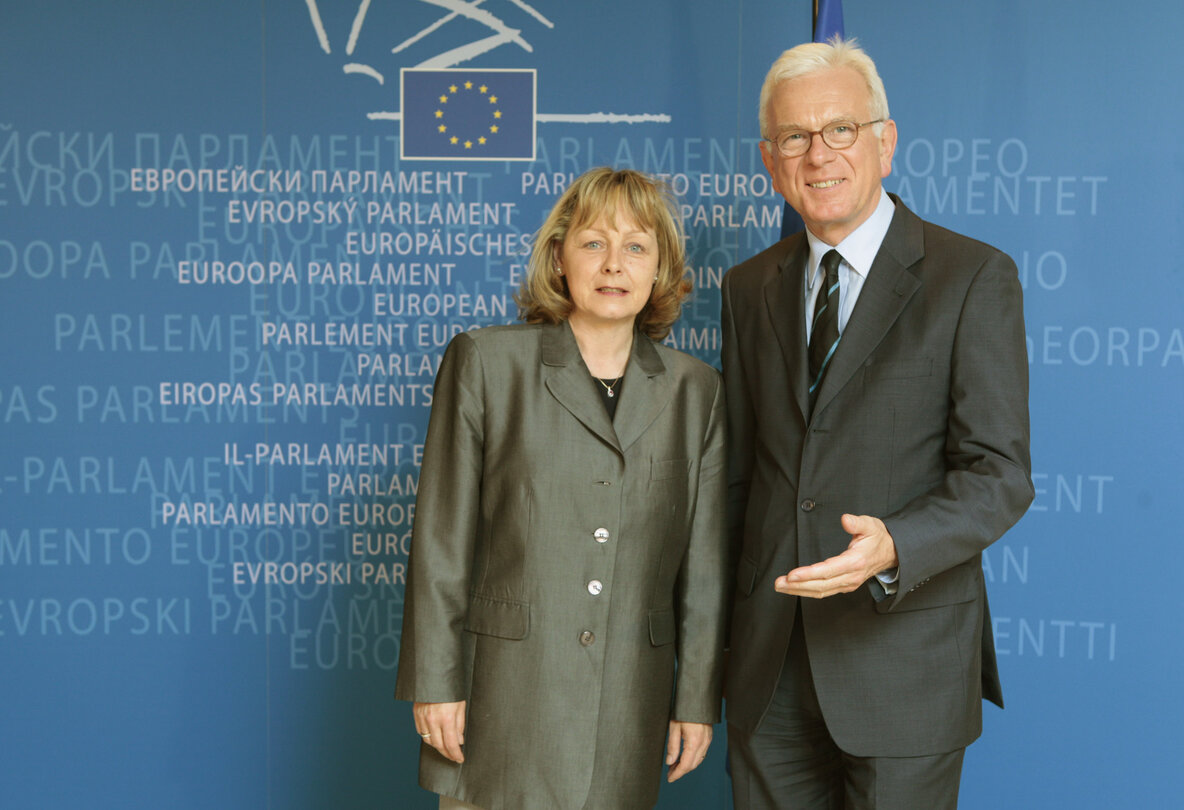 EP President meets with Sylvia-Yvonne KAUFMANN