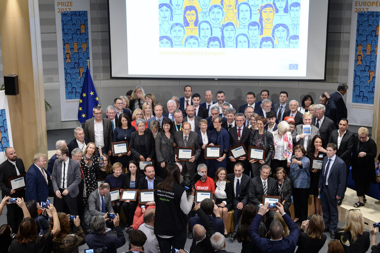 European Citizen's Prize 2017 - Diploma ceremony with Chancellor, Vice-President