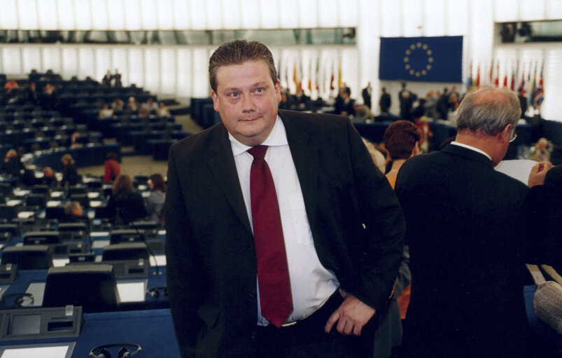 Fotografia 1: Marc TARABELLA at the EP in Strasbourg.