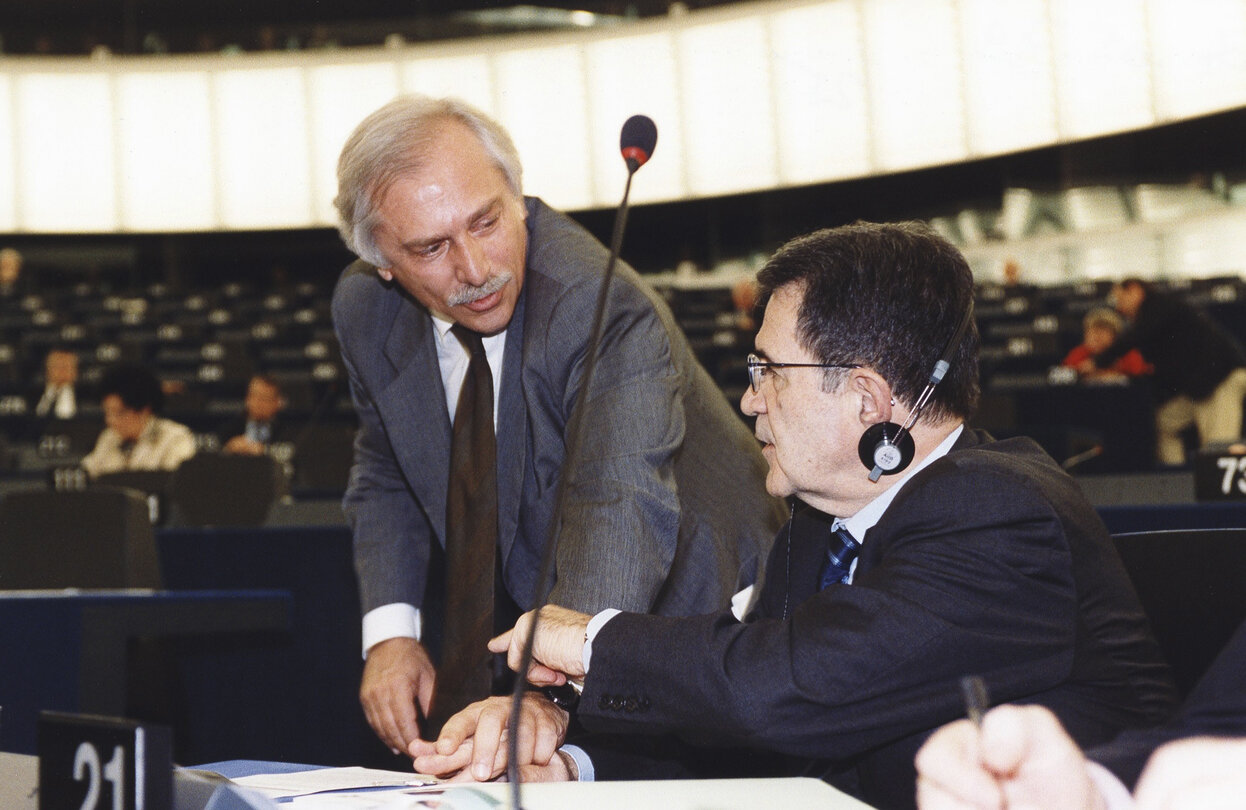 Luigi COCILOVO in Plenary Session in Strasbourg.