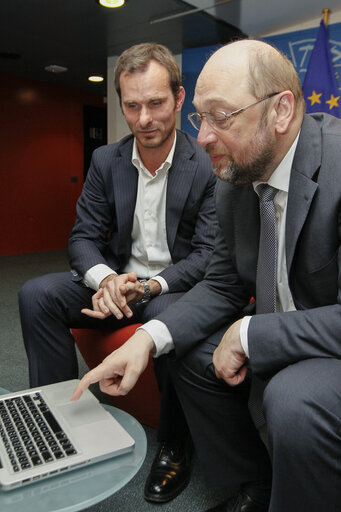 Fotografie 1: EP President meets with representatives of the Citizens' Initiative for freedom of press and media pluralism