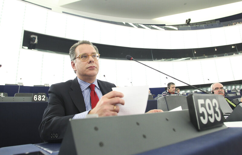 MEP Giorgios KOUMOUTSAKOS in plenary session - Week 06 2013