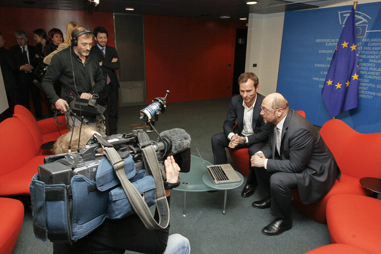 Fotografie 7: EP President meets with representatives of the Citizens' Initiative for freedom of press and media pluralism