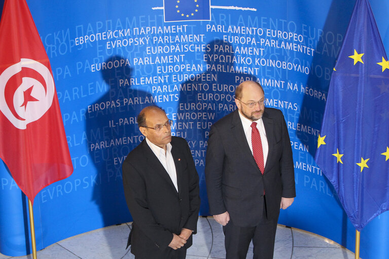 Fotografie 11: Official visit of the President of the Republic of Tunisia to the EP in Strasbourg