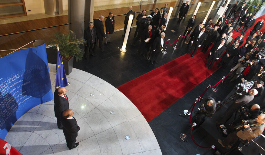 Fotografie 19: Official visit of the President of the Republic of Tunisia to the EP in Strasbourg