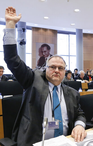 Foto 13: ITRE vote on resolution on nuclear stress tests - Risk and safety assessments (stress tests) of nuclear power plants in the EU