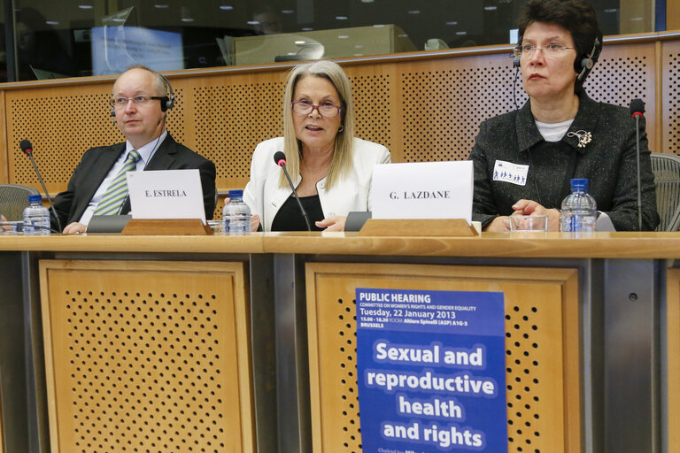 Fotografia 4: Public hearing about Sexual and Reproductive Health and Rights