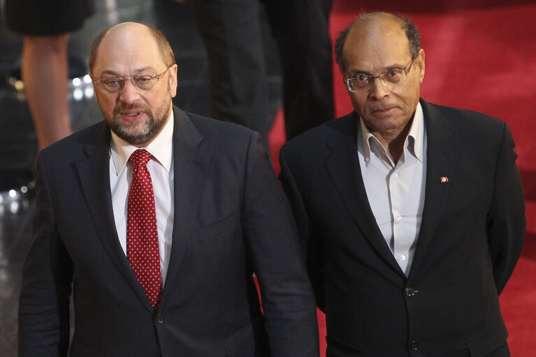 Fotografie 18: Official visit of the President of the Republic of Tunisia to the EP in Strasbourg