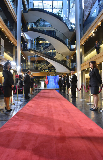 Fotografie 25: Official visit of the President of the Republic of Tunisia to the EP in Strasbourg