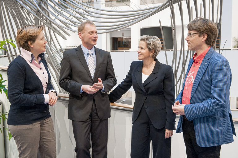 Foto 1: Dutch MEPs at the EP in Brussels