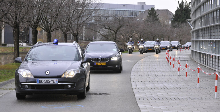 Fotografie 1: Official visit of the President of the Republic of Tunisia to the EP in Strasbourg