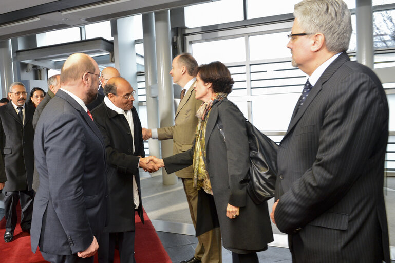 Fotografie 22: Official visit of the President of the Republic of Tunisia to the EP in Strasbourg