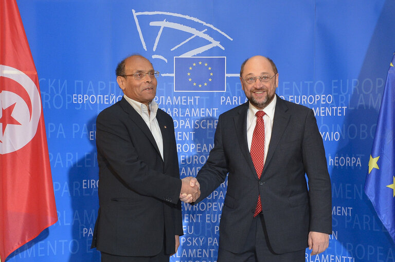 Fotografie 12: Official visit of the President of the Republic of Tunisia to the EP in Strasbourg