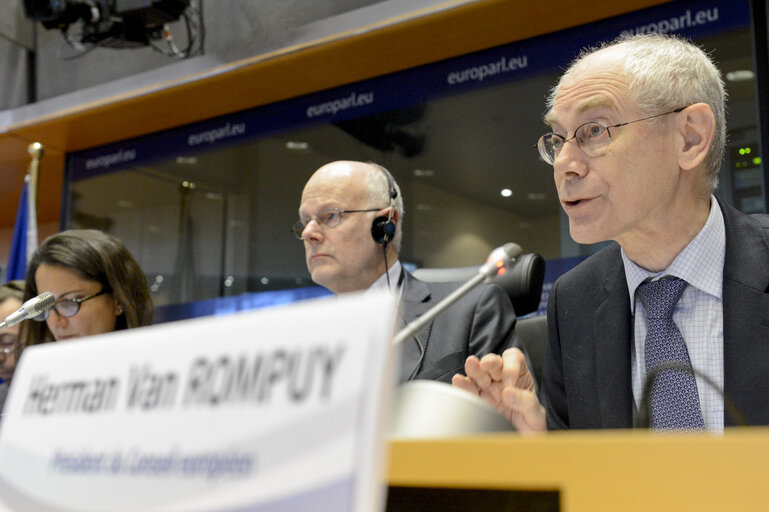 Valokuva 22: President of the European Council attended the Plenary Session of the EESC - European Economic and Social Comittee