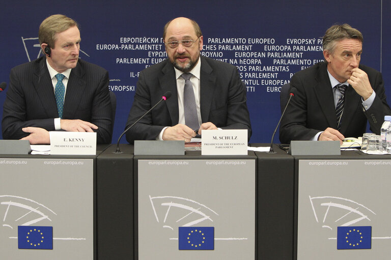 Fotografie 13: Press conference on the Irish presidency