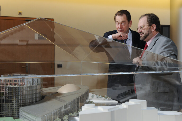 Graham WATSON meets with John CORTES - Gibraltar Minister