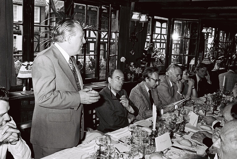 Fotografie 33: Meeting of the socialists leaders (UPSCE) in a restaurant of Strasbourg