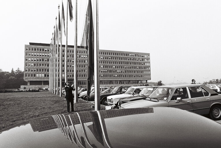 Fotografija 33: Rising of the EP flag in Luxembourg