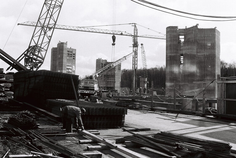 Construction of new hemicycle Luxembourg