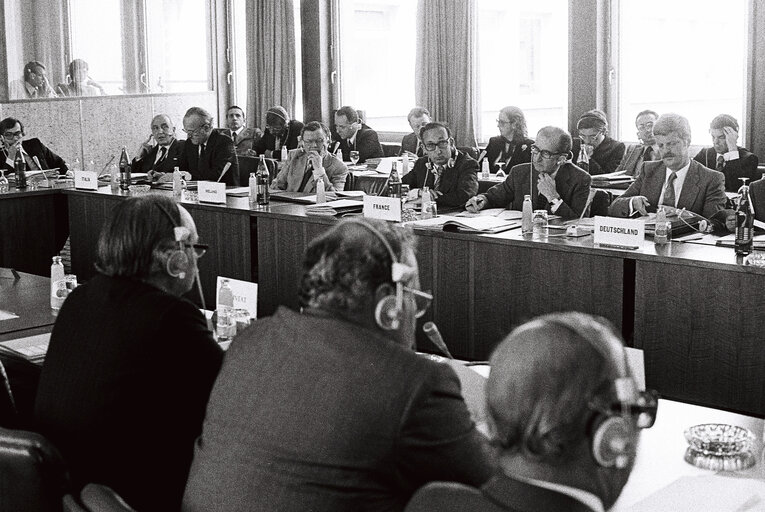 Fotografie 25: Meeting between the European Parliament, the Commission and the Council (Economic and Financial Affairs) in the first half of 1978, in Luxembourg