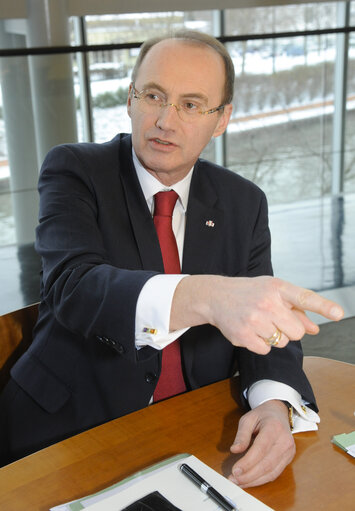Fotó 5: Interview of MEP Othmar KARAS