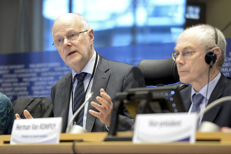 Valokuva 28: President of the European Council attended the Plenary Session of the EESC - European Economic and Social Comittee