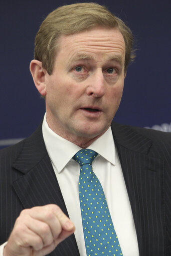 Foto 4: Press conference on the Irish presidency