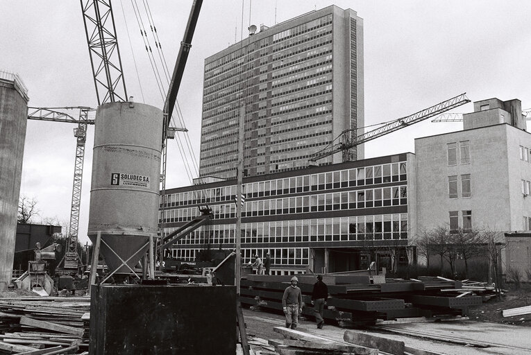 Construction of new building Luxembourg