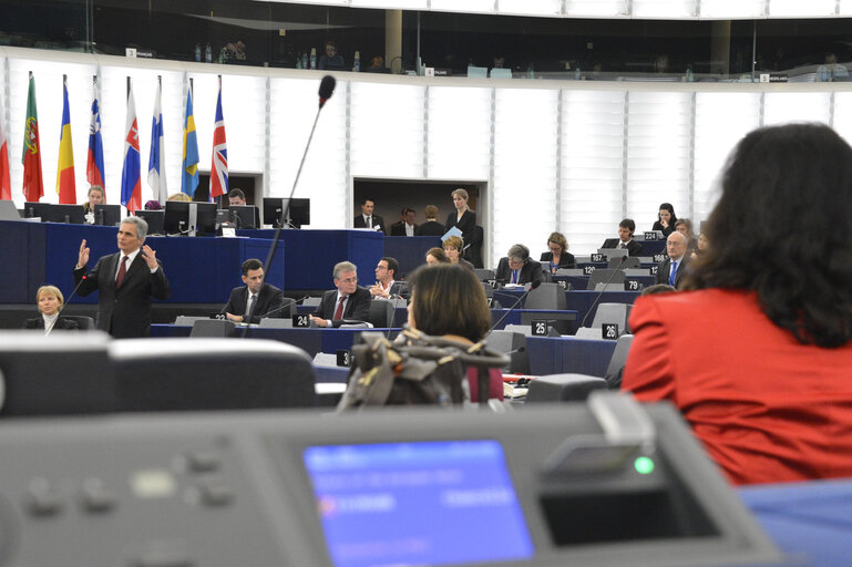 Plenary Session week 03 2013-Debate on the future of the European Union - Statement by Mr Werner Faymann, Federal Chancellor of Austria