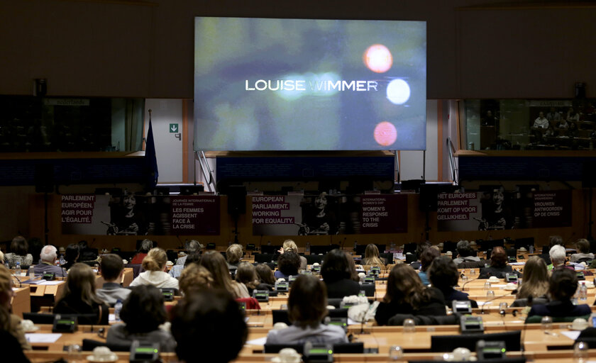Photo 1 : International women's day.  Louise WIMMER, film screening