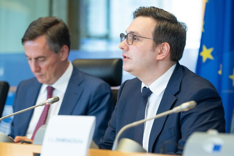 Photo 20: AFET Committee - Exchange of views with Jan Lipavský, Minister of Foreign Affairs of the Czech Republic, on the priorities of the Czech Presidency of the Council of the European Union