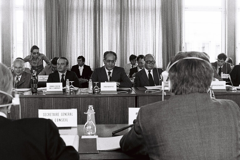 Fotografie 11: Meeting between the European Parliament, the Commission and the Council (Economic and Financial Affairs) in the first half of 1978, in Luxembourg