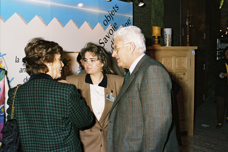 Fotografi 4: Exhibition to promote the French region of Savoie in May 1989