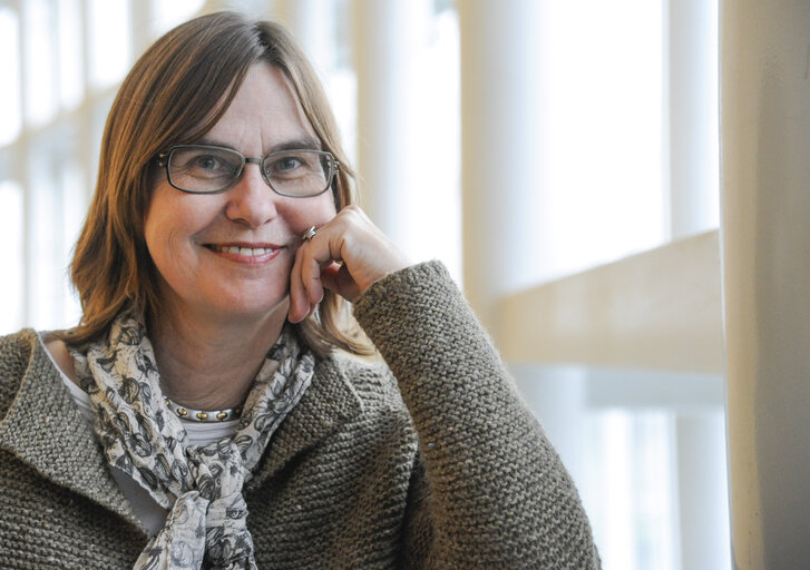 Billede 4: Portrait of Anne E JENSEN in the European Parliament in Strasbourg