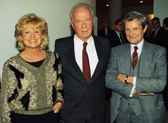 Photo 3: Official visit of Yitzhak RABIN, Prime Minister of the State of Israel