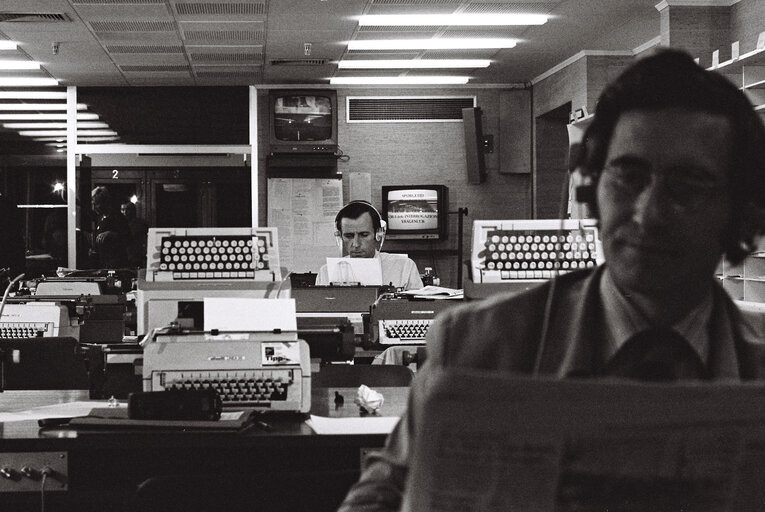 Fotografija 30: Press room of the EP in Luxembourg