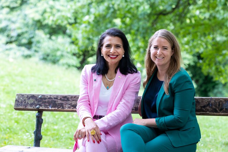 Emma WIESNER and Abir Al SAHLANI in the EP in Brussels