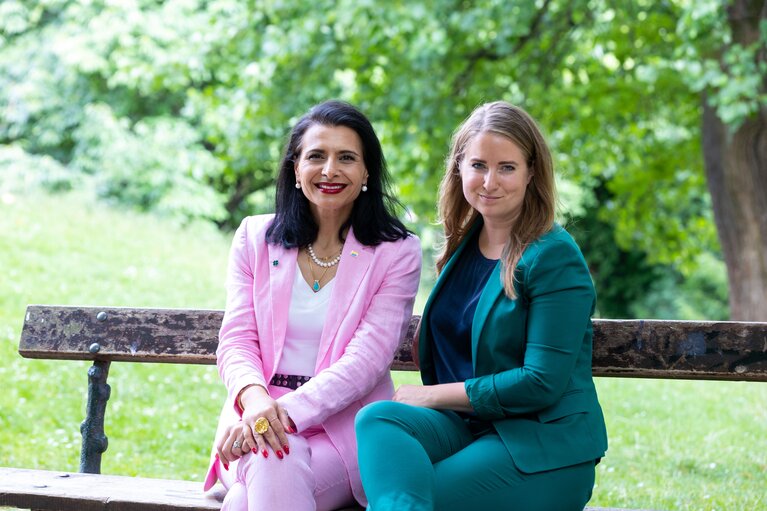 Emma WIESNER and Abir Al SAHLANI in the EP in Brussels
