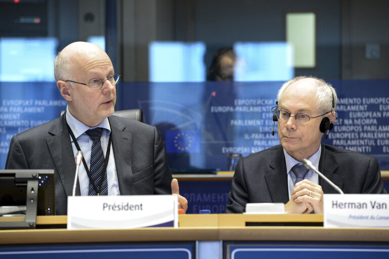 Valokuva 27: President of the European Council attended the Plenary Session of the EESC - European Economic and Social Comittee