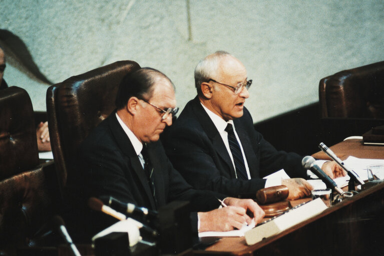 Fotografia 18: Visit of the EP President to Israel. Meeting with the speaker of the Knesset.