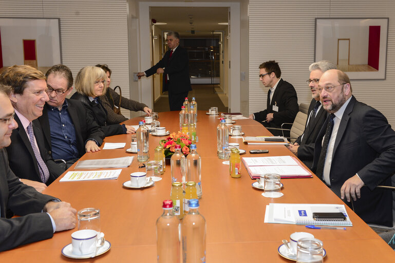Fotografie 2: EP President meets PECH committee