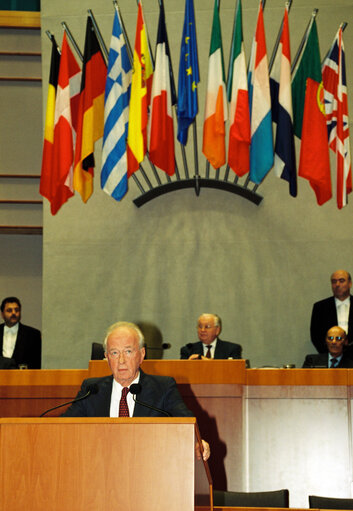 Valokuva 5: Official visit of Yitzhak RABIN, Prime Minister of the State of Israel