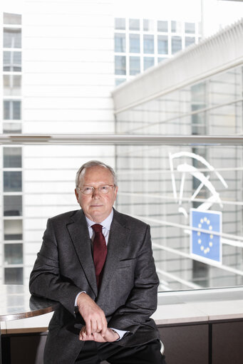 MEP Antonio CORREIA DE CAMPOS at the European Parliament in Brussels