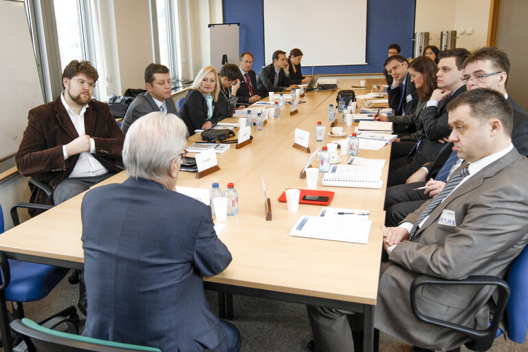 Fotografie 3: Study Visit to the EP of Members and official of the Croatian Parliament