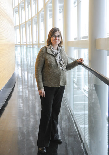 Fotó 5: Portrait of Anne E JENSEN in the European Parliament in Strasbourg