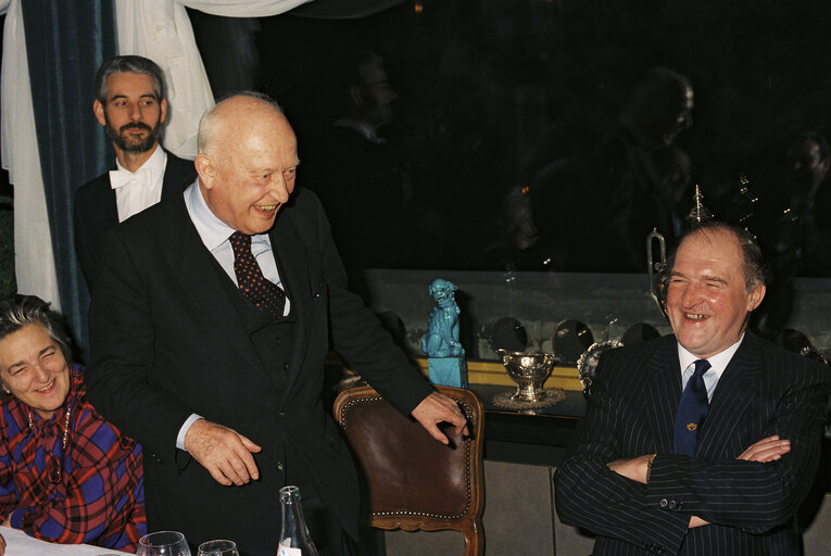 Fotografi 22: Dinner for the handover between the former and the new EP President.