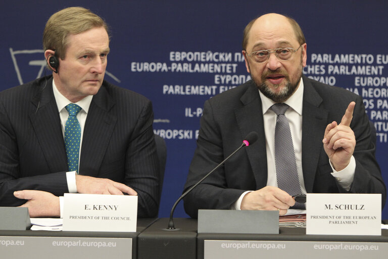 Fotografie 12: Press conference on the Irish presidency