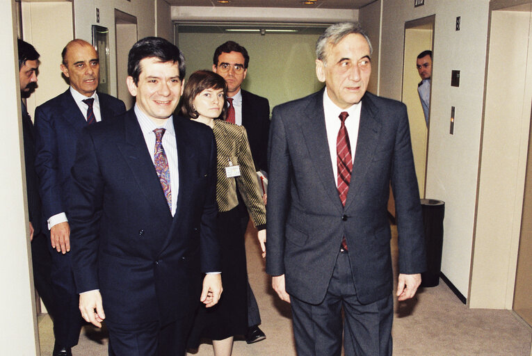 Foto 6: Visit of the Prime minister of Poland to the EP.