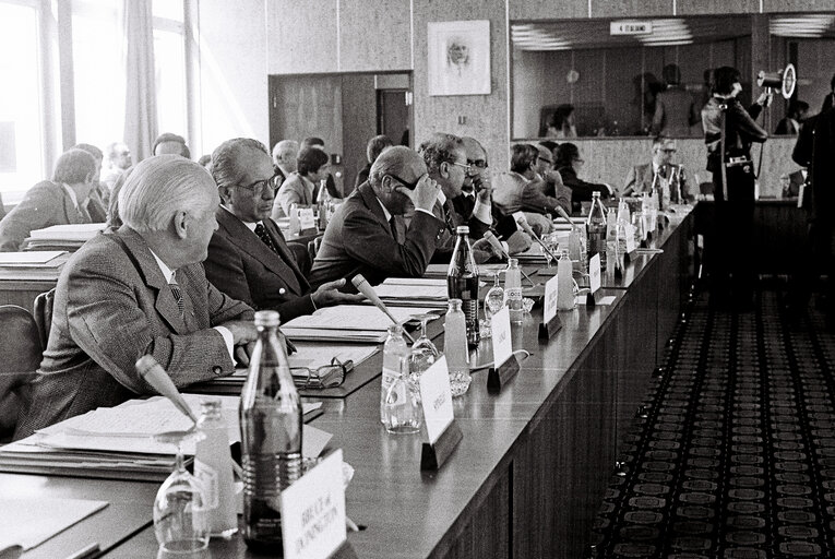 Fotografie 18: Meeting between the European Parliament, the Commission and the Council (Economic and Financial Affairs) in the first half of 1978, in Luxembourg